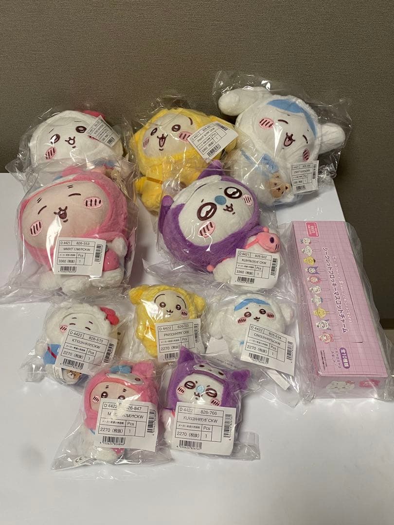 ちいかわ×サンリオキャラクターズ ちいかわ”×“サンリオキャラクターズ”のコラボグッズが11月24日より多数