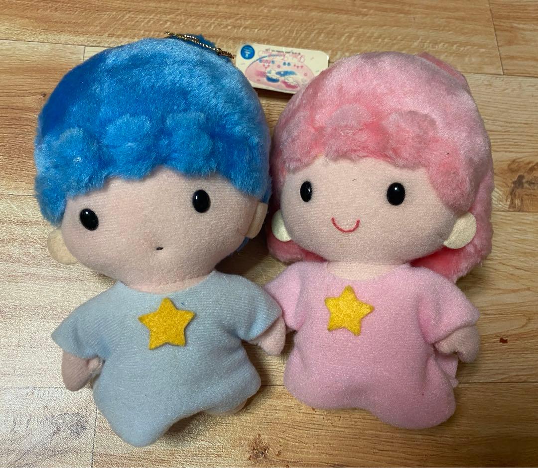 キキララ　リトルツインスターズ　 1992年　レトロ Amazon.co.jp: レトロ リトルツインスターズ キキララ ぬいぐるみ 5こ