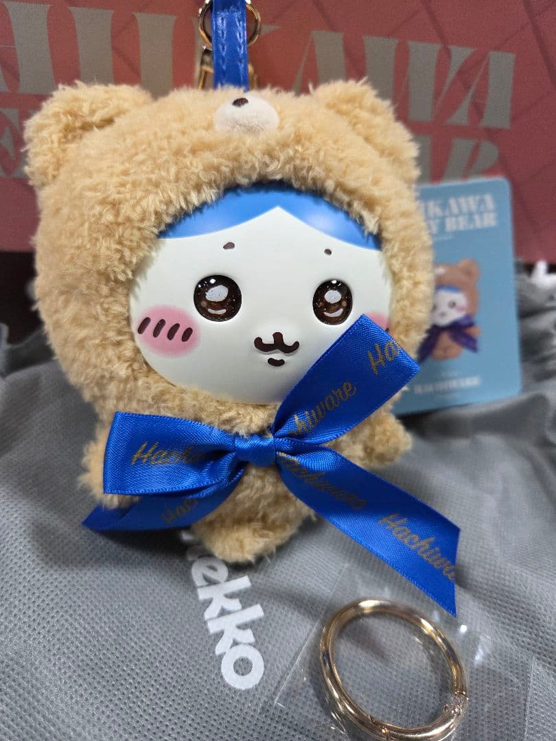 ちいかわ Kiramekko Teddy Bear きらめっこ まとめ売り 訂正有】キラキラと輝く目で心を癒す アクセサリーぬいぐるみ 新