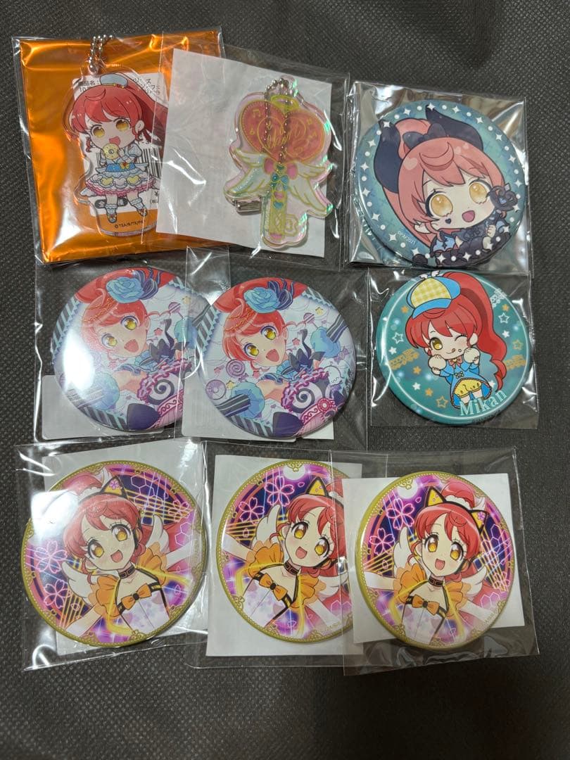 プリパラ アドパラ みかん セット 缶バッジ アクリルスタンド ガァルマゲドン ガァルマゲドン 未開封 プリパラ 黒須あろま 匿名配送 白玉みかん