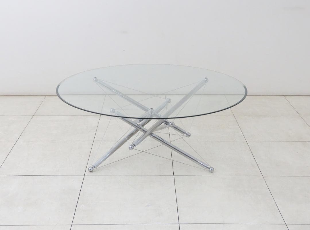 Cassina カッシーナ 713 ローテーブル 44万 テオドール・ワッデル Cassina】カッシーナ 713 ローテーブル ガラステーブル センター