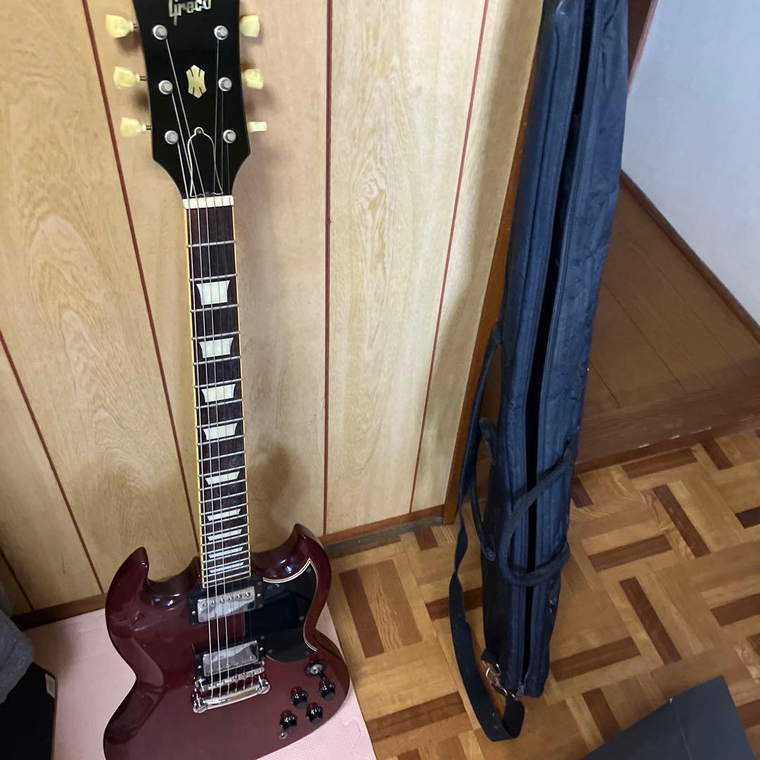 た*め様 greco 【グレコ】SGエレキギター ワインレッド Greco(グレコ) / SG-400T SG-400T/1970年代前半/エレキギター/SGタイプ