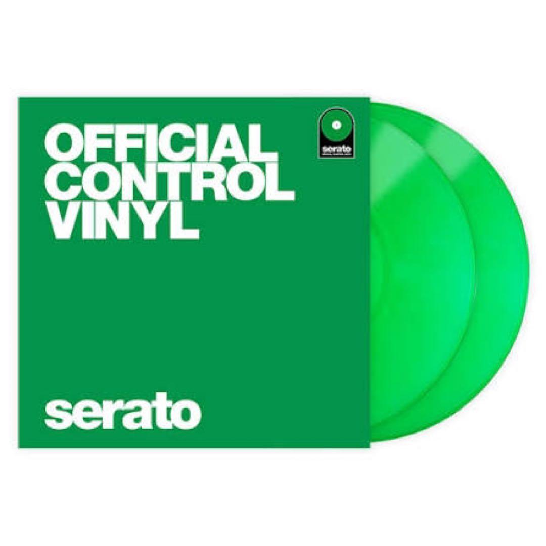 Serato Control Vinyl クリアグリーン2枚セット Serato 12