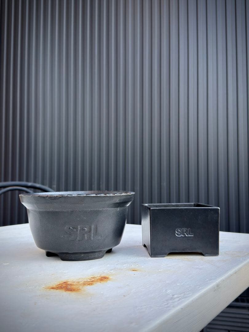 NEIGHBORHOOD ネイバーフッド　SRL 陶器鉢　益子焼　2個セット SRL 未使用 2点セット NEIGHBORHOOD ネイバーフッド 伝市鉢 陶器鉢