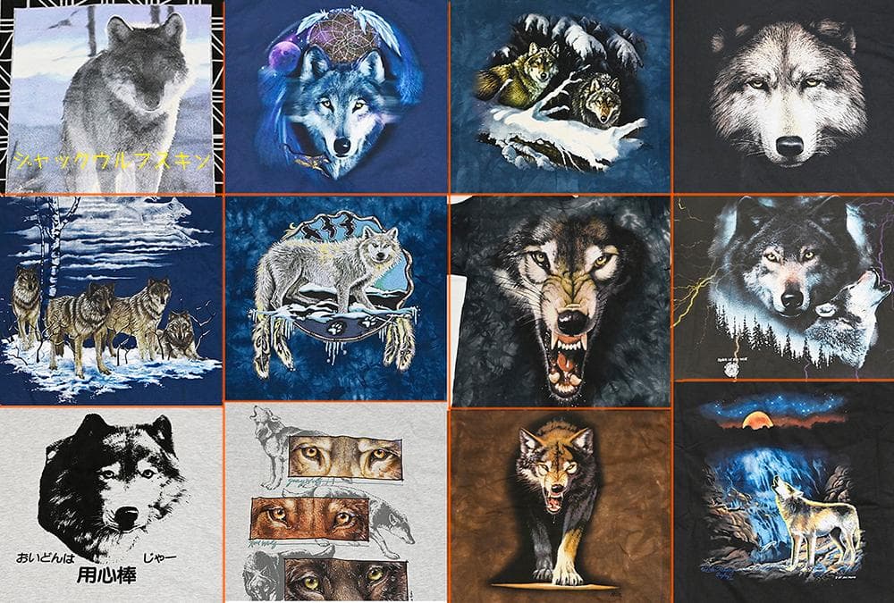狼 オオカミ WOLF WOLVES ウルフ シャツ ジャック ウルフスキン 狼-Tシャツ - MINORITY - 狼（WOLF/ウルフ/オオカミ)グッズショップ エリア