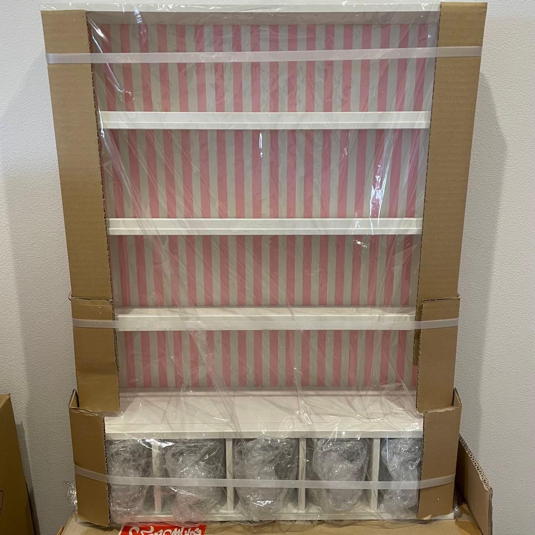 調味料ラック　ピンク　おしゃれ　可愛い　コレクション棚 Amazon.co.jp: パレットライフ フィギュアケース 4段 天然木 脚と