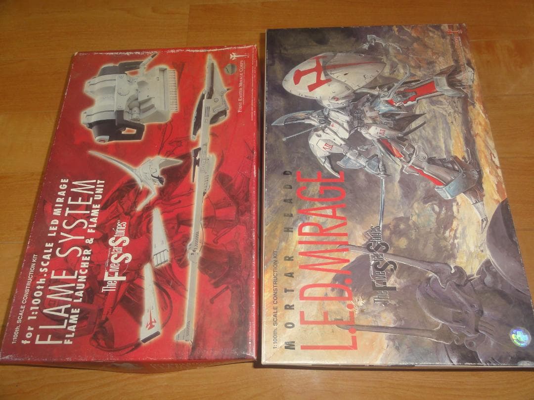 1/100 レッドミラージュ＋増装備パーツセット ファイブスター物語 1/100 増装備レッドミラージュ フレイムランチャー