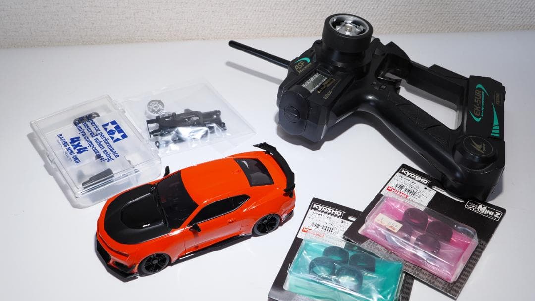 京商ミニッツMR-03MM VE シボレーカマロ フルセット EX-5UR付き ミニッツMR-03VE プロシャシーセット 完成シャシーセット 32781 | 京商
