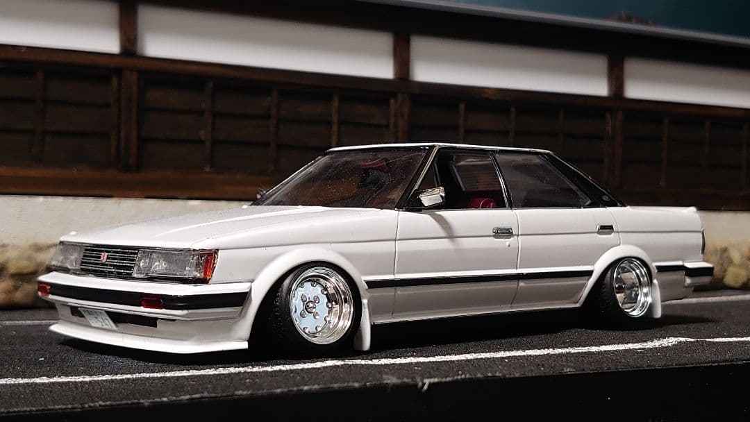 1/24 フジミ 71マークII 完成品 グランデのホイールに変更！フジミのマークⅡは最高だった」 | プラモ