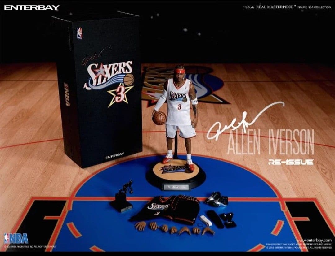 新品　1/6　アレン・アイバーソン アクションフィギュア　NBA　エンターベイ Amazon.co.jp: 1/6 ENTERBAY アレン・アイバーソン アクション