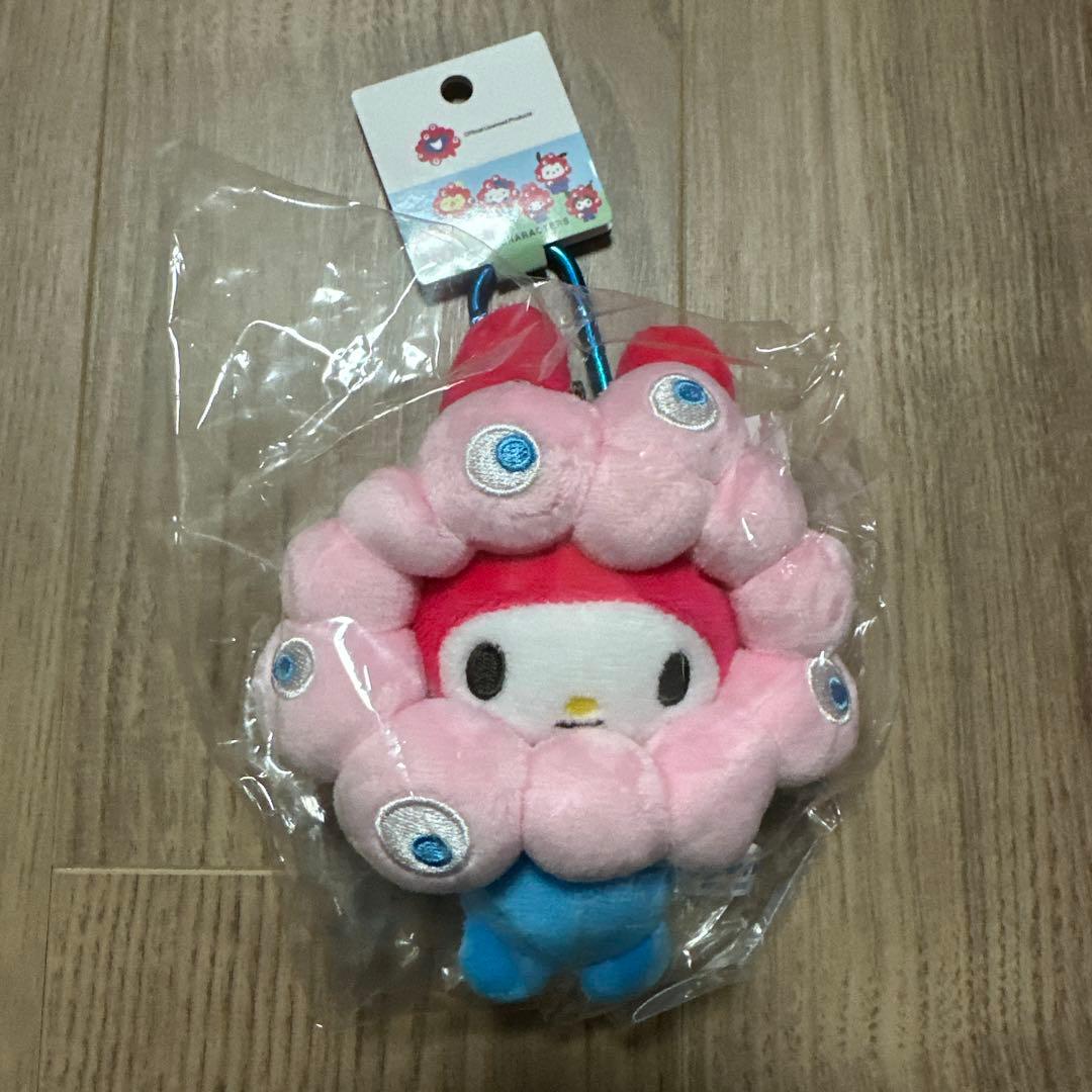 サンリオ　マイメロディー　ミャクミャクぬいぐるみ 限定品】万博ミャクミャク サンリオ マイメロディぬいぐるみM ＋おまけ