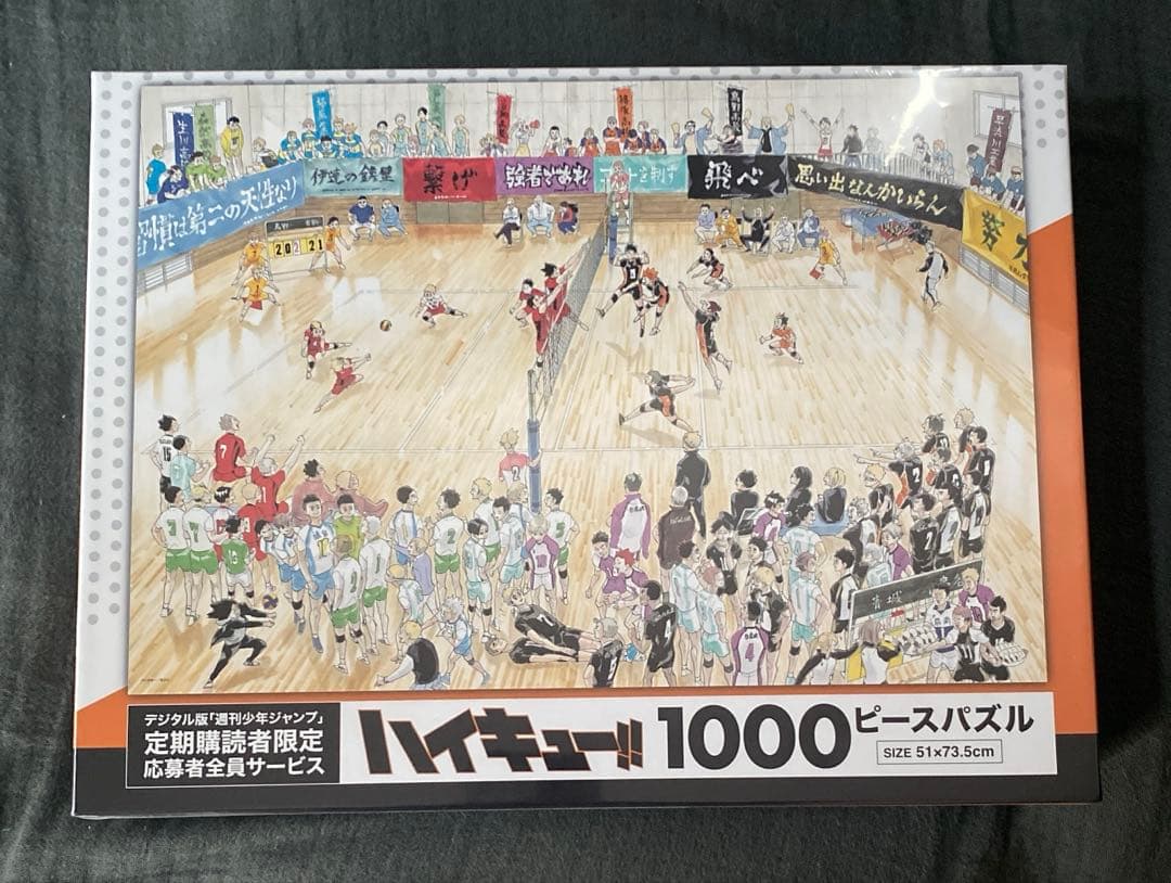 定期購読者限定 ハイキュー 1000ピース パズル ジグソーパズル ハイキュー!! TO THE TOP ジグソーパズル1000ピースコンパクト【開幕