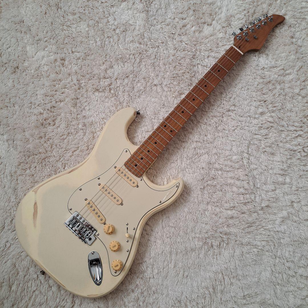 ゆき　工房製作ストラトエレキギター CS69復刻アセンブリ搭載　レリック Relic Stratocaster ストラトをレリック加工してみた。 - YouTube