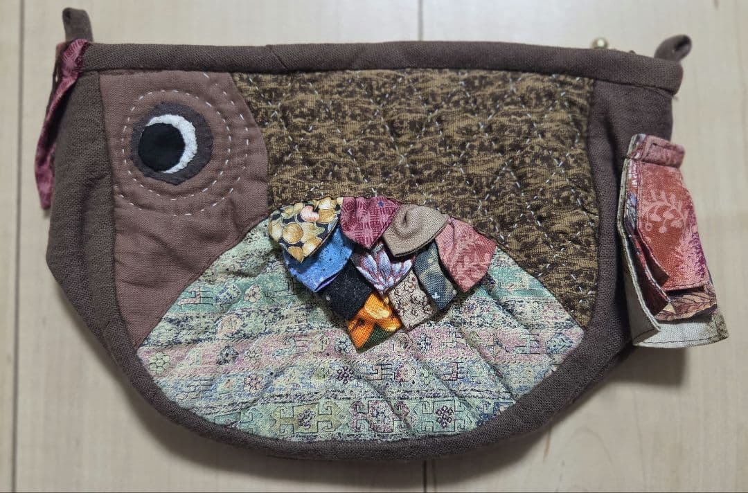 ショルダー バッグ ハンドメイド ニワトリ モチーフ カバン ポシェット ニワトリ 鳥 ショルダーバッグ 合皮 ショルダーバッグ 鳥吉ーTORIYOSHI