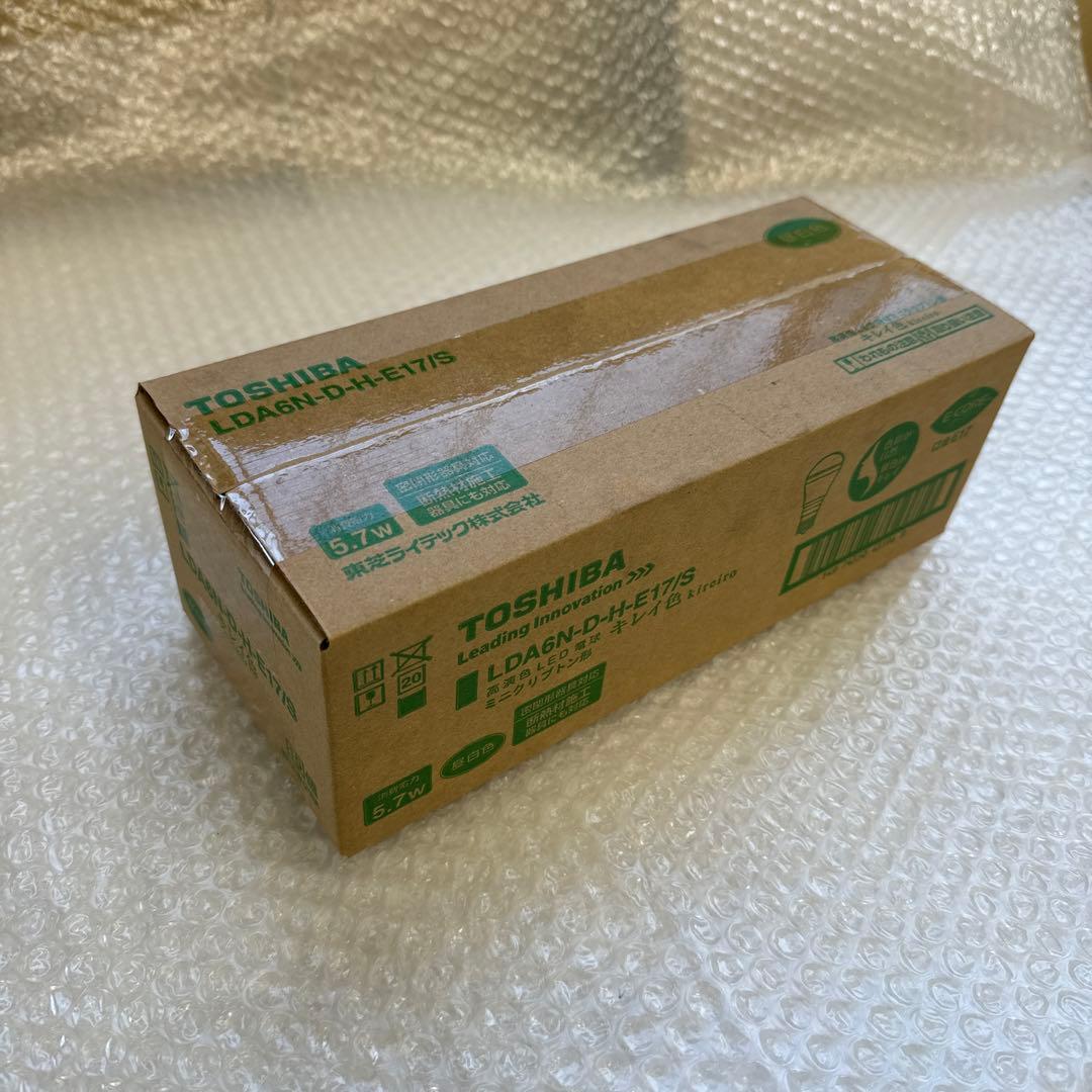 90個　新品未開封　TOSHIBA LDA6N-D-H-E17/S ヨドバシ.com - 東芝 TOSHIBA LED電球 E17口金 昼白色 760lm 断熱材