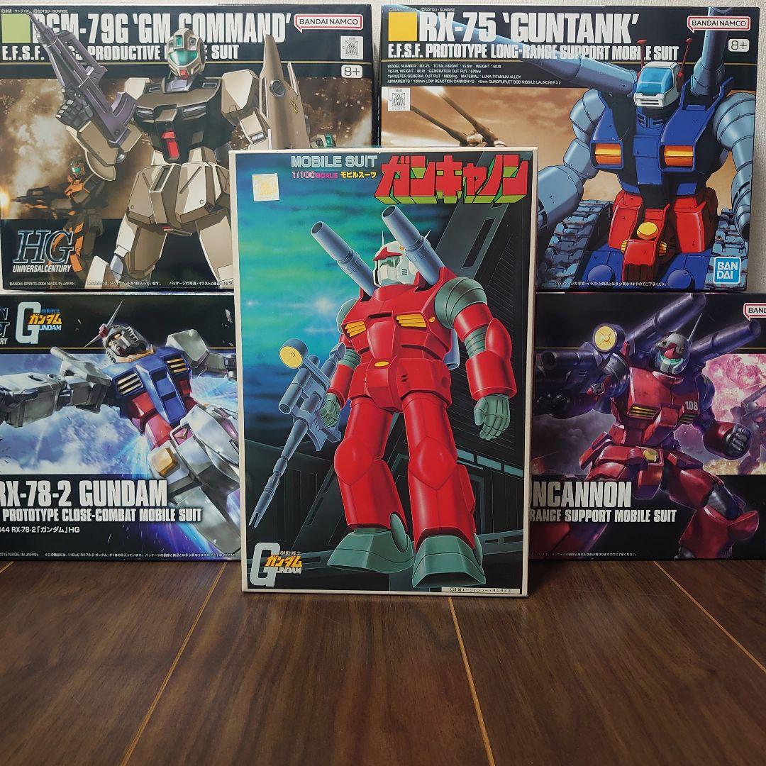 ガンプラセット ガンダム　ガンタンク　ガンキャノン　ジムコマンド MG 1/100 ジム・コマンド(コロニー戦仕様) プラモデル 『機動戦士
