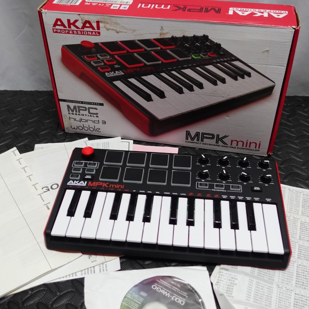 AKAI MPK mini 25鍵 MIDIキーボード Akai Professional MPK Mini MKII | 25 Key Portable USB MIDI