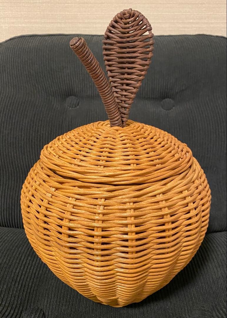 ferm LIVING Braided Storage S Apple りんご ferm LIVING Apple Braided Storage リンゴのカゴ Lサイズ おしゃれ