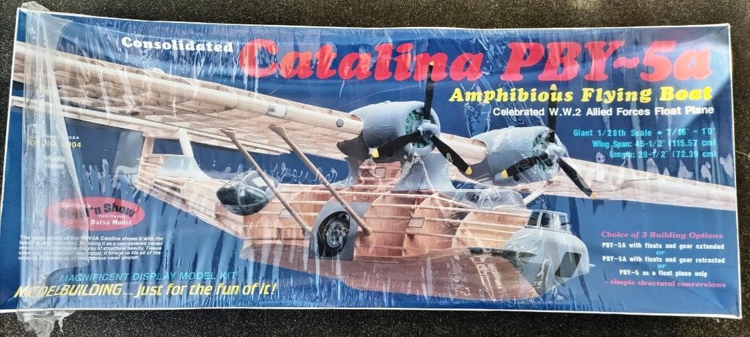 Guillow社大型スケールディスプレイモデルキットCatalinaPBY-5a PBY-5a Catalina - Paul K. Guillow, Inc.