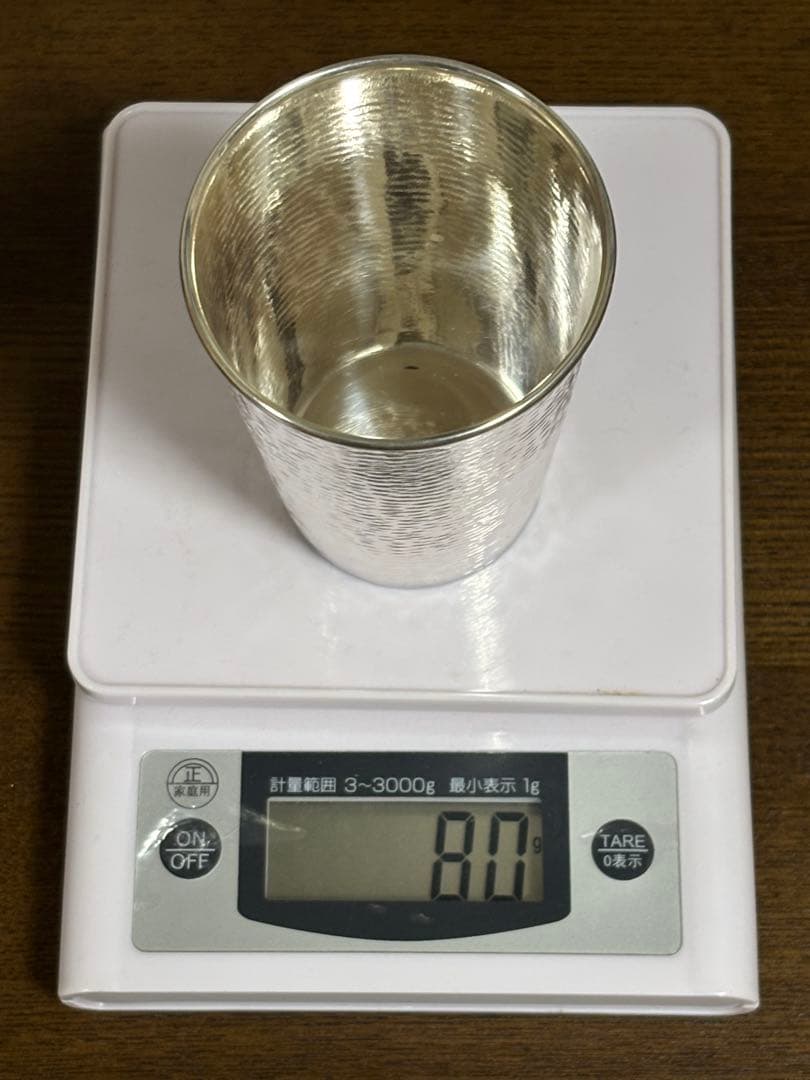 純銀鎚目盃 京都 俵屋 清課堂 タンブラー - メルカリ