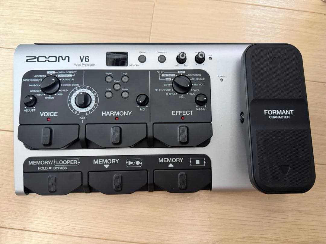 【たまちゃん】 Zoom V6 ボーカルエフェクター ZOOM V6-SP Vocal Processor Package ボーカルプロセッサー ボーカル