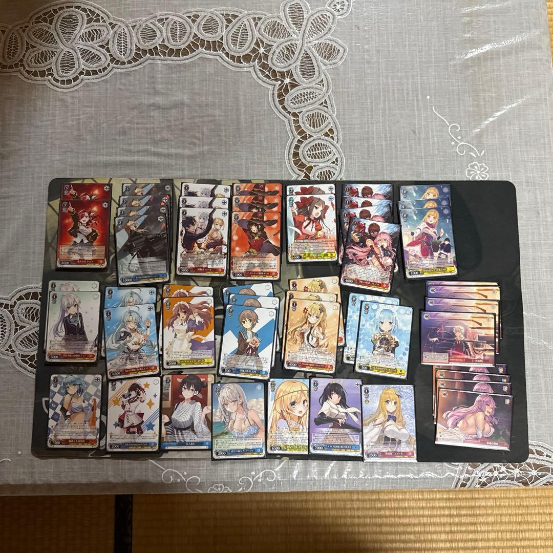 ヴァイスシュバルツ　角川　デッキ　パーツおまけ ブシロード ヴァイスシュヴァルツロゼ トライアルデッキ ゆずソフト