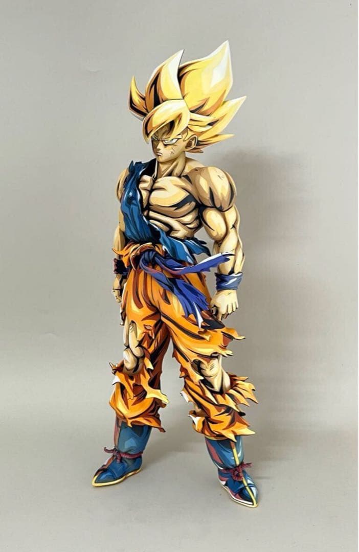 ドラゴンボールフィギュア　SMSP孫悟空　スーパーサイヤ人　二次元彩色リペイント SMSP ドラゴンボールZ スーパーサイヤ人 ドラゴンボール 孫悟空
