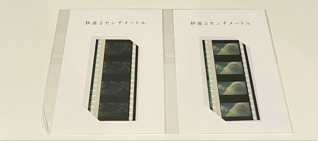 劇場版　秒速5センチメートル本編風景フィルム 劇場用実写映画『秒速5センチメートル』