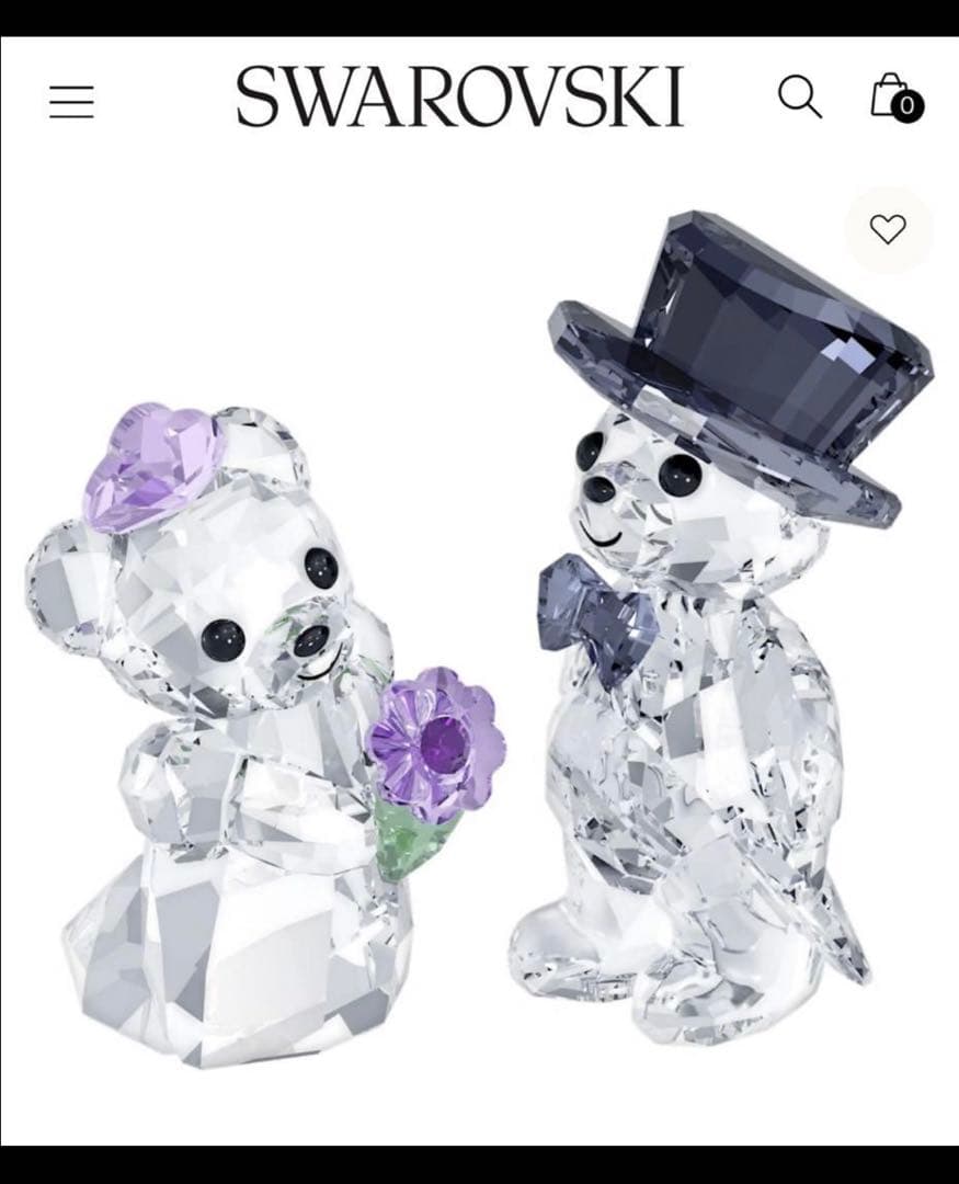 Swarovski Kris Bearスワロフスキー クリスベア YOU&I 花 SWAROVSKI（スワロフスキー） クリスベア ひまわりをあなたに 5268764