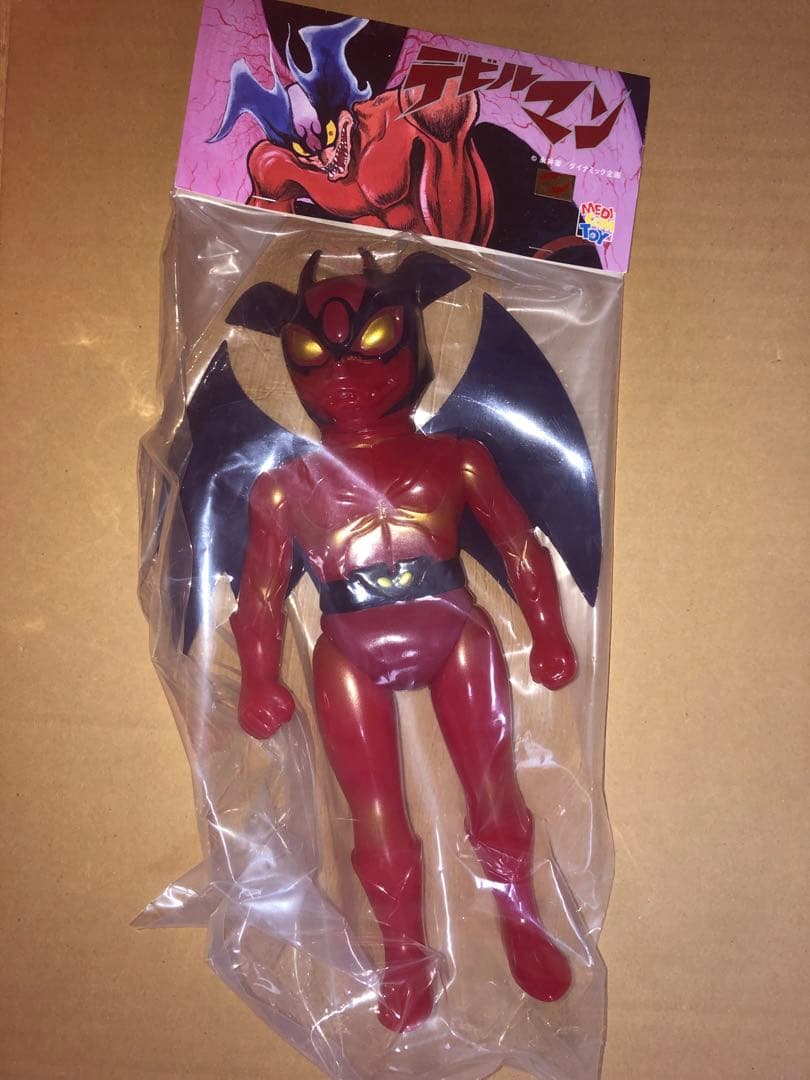 デビルマン レッドスキンver メディコムトイ ソフビ 未開封品 ソフビ】【メディコムトイ】デビルマン(クリアーレッドカラーVer