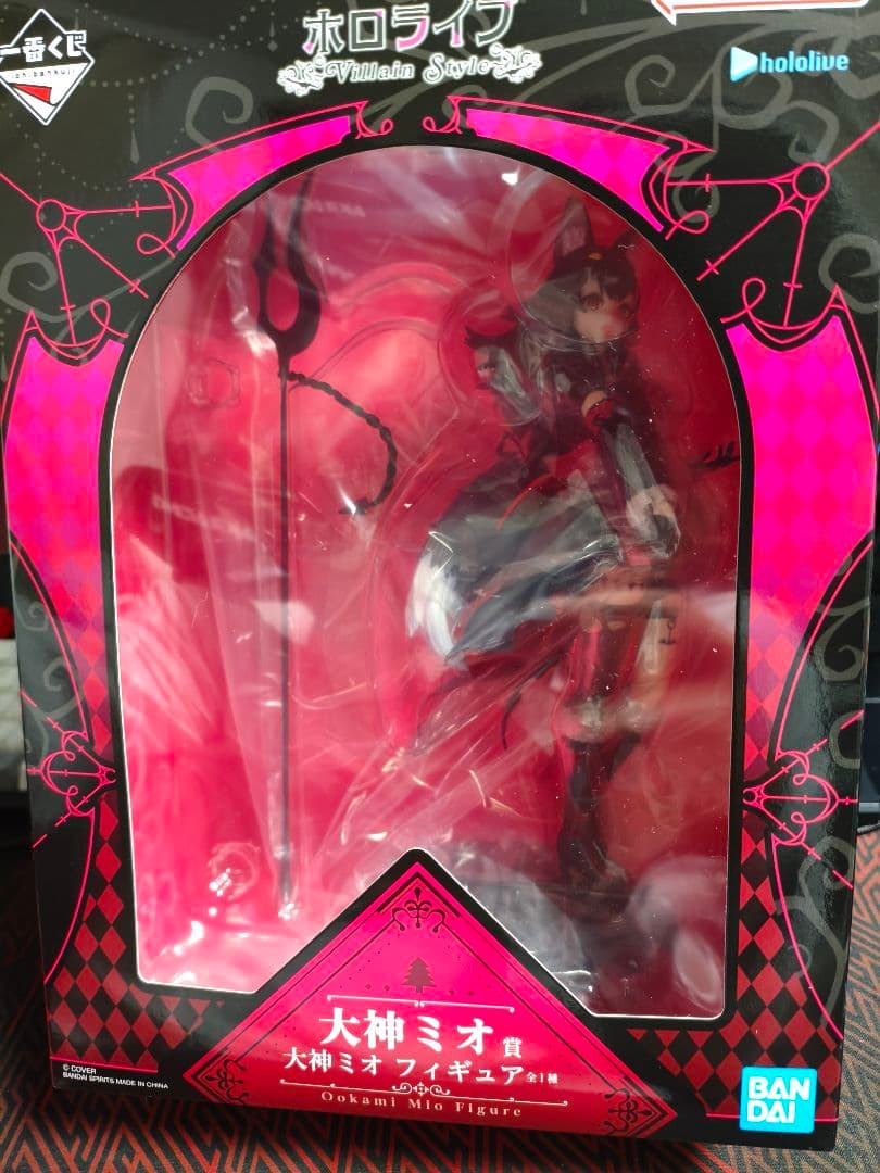 ホロライブ　一番クジ　大神ミオ　フィギュア　大神ミオ　アクリルボード他 一番くじ『ホロライブ Villain Style』が登場白上フブキ、大神ミオ、角