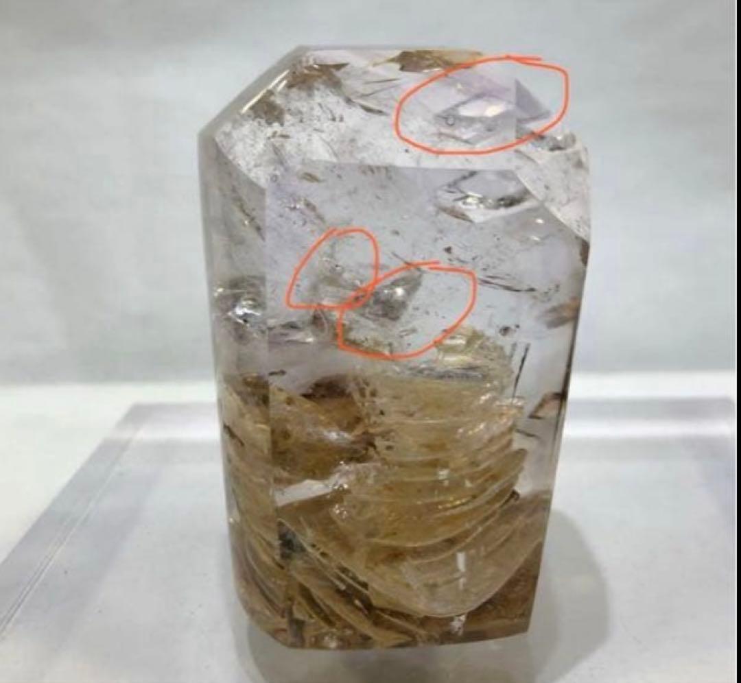 水入り水晶　ウォーターインクォーツ　天然石のおまけつき 楽天市場】【一点もの/超希少！】水入り水晶（ウォーターインクォーツ