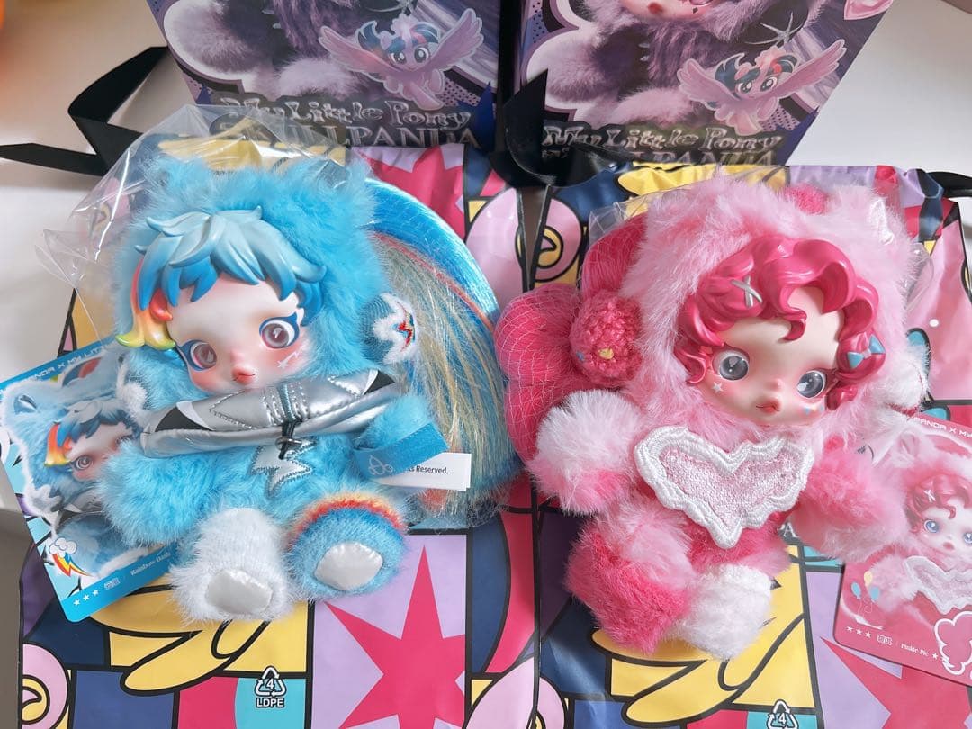 ぬいぐるみ Skullpanda My Little Pony SKULLPANDA × My Little Pony Series Plush Doll Pendant - POP MART