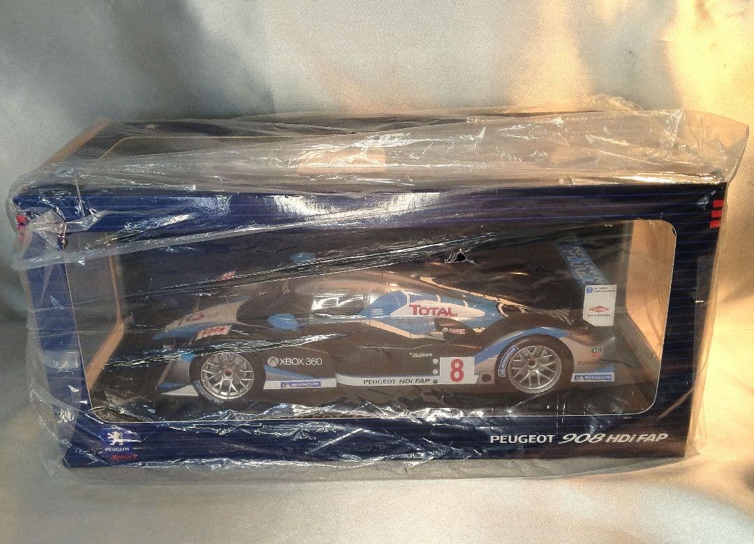 ノレブ プジョー 908 HDi FAP 2009 #8 1/18 ミニカー Blue 1:18 Scale Norev Diecast Peugeot 908 HDi FAP Model [NB9T665