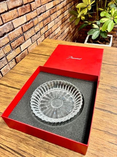 ●バカラ/Baccarat・ミルニュイ　ディッシュ Baccarat バカラ ミルニュイ ディッシュ 13cm 名入れ彫刻代込み 名入れ