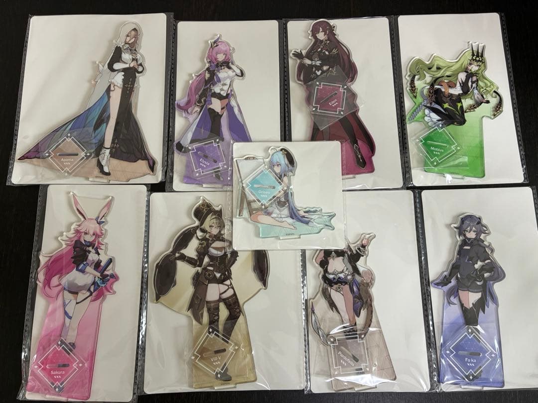 崩壊3rd GIGO限定アクリルスタンド全種 崩壊3rd アクリルスタンド～GiGOグループのお店限定～ | オンライン